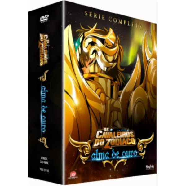 Box Os Cavaleiros Do Zodíaco - Alma De Ouro: Série Completa (3 DVD's) 