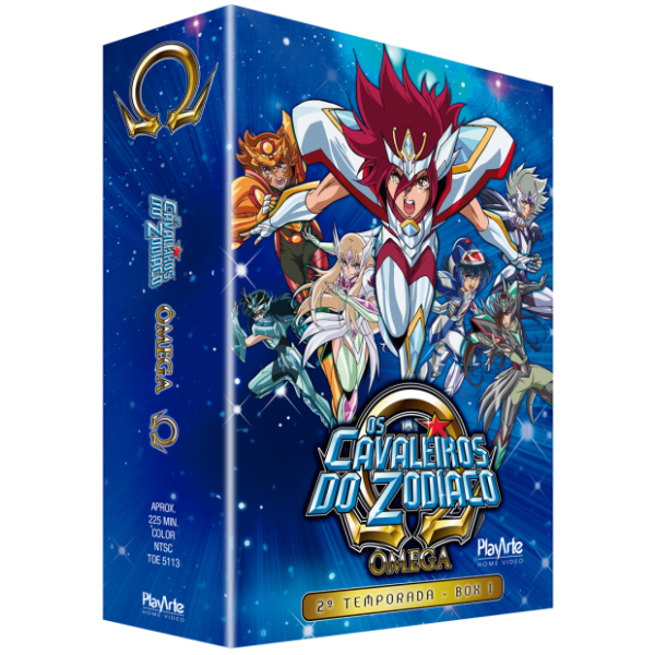 Box Os Cavaleiros Do Zodíaco: Ômega - 2ª Temporada Box 1 (3 DVD's)
