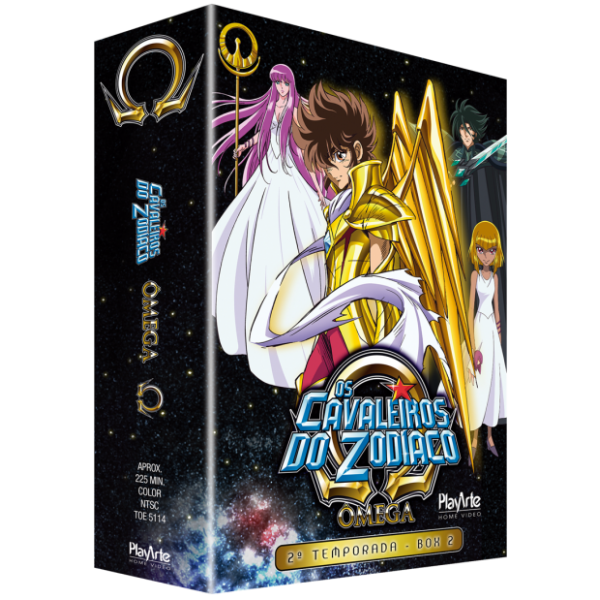 Box Os Cavaleiros Do Zodíaco: Ômega - 2ª Temporada Box 2 (3 DVD's)