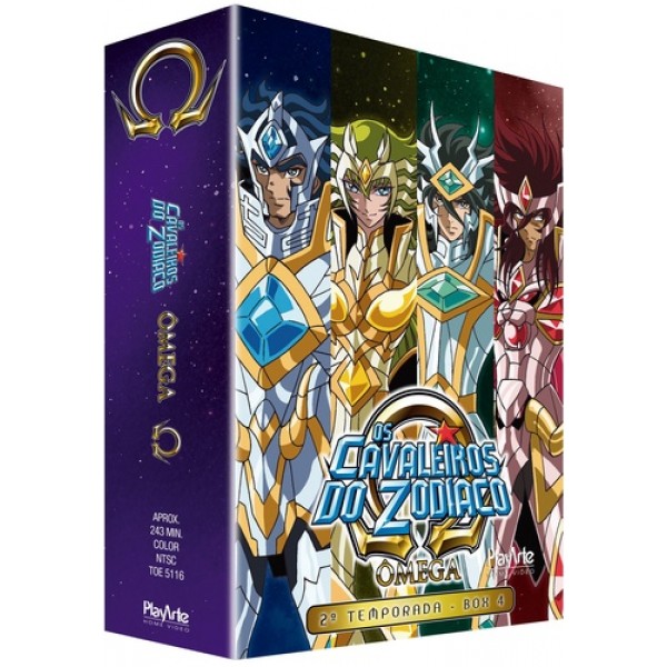 Box Os Cavaleiros Do Zodíaco - Ômega: 2ª Temporada Vol. 4 (3 DVD's)