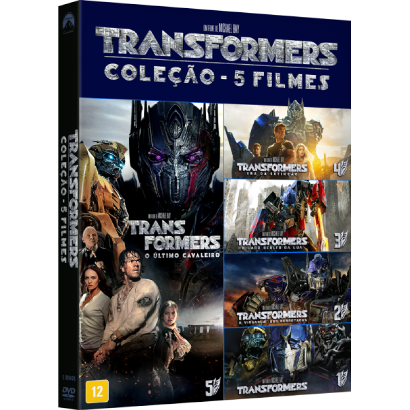 Blu-ray 3d + Blu-ray Transformers O Lado Oculto Da Lua