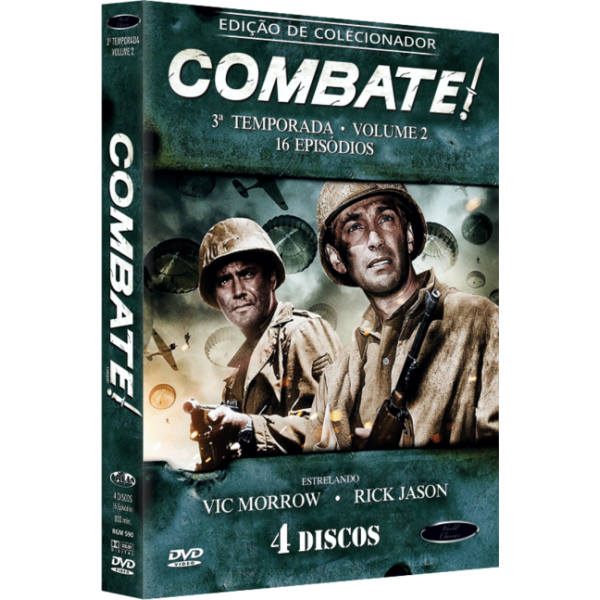 Box Combate - 3ª Temporada Vol. 2 (4 DVD's)