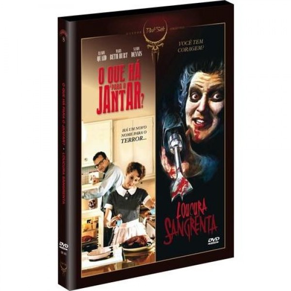 Box Dark Side Horror Collection: Loucura Sangrenta + O Que Há Para O Jantar (2 DVD's)
