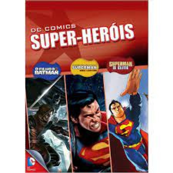 Box DC Comics: Super-Heróis (3 DVD's)
