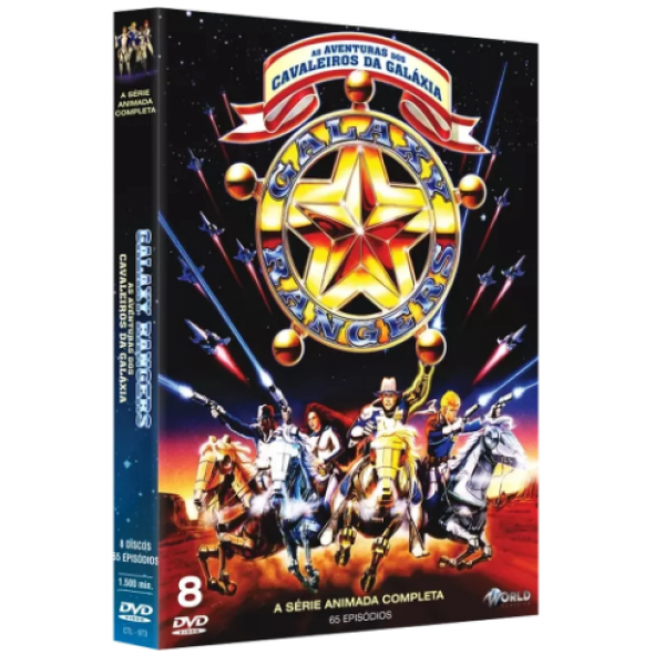 Box Galaxy Rangers - A Série Animada Completa (8 DVD's)
