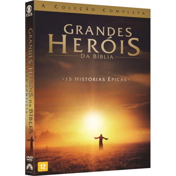 Box Coleção Grandes Heróis Da Bíblia (4 DVD's)