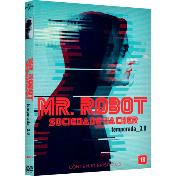 Box Mr. Robot - Sociedade Hacker: Temporada 3.0 (3 DVD's)