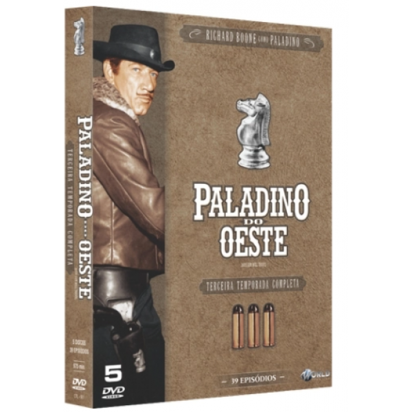 Box Paladino Do Oeste - Terceira Temporada Completa (5 DVD's)