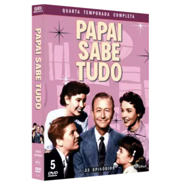Box Papai Sabe Tudo - Quarta Temporada Completa (5 DVD's)