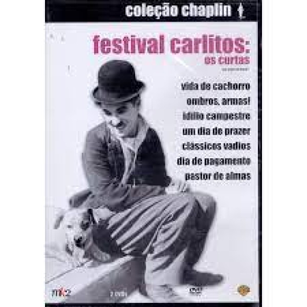 DVD Coleção Chaplin - Festival Carlitos: Os Curtas (DUPLO)