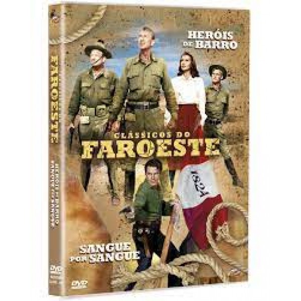 DVD Clássicos Do Faroeste - Heróis De Barro/Sangue Por Sangue
