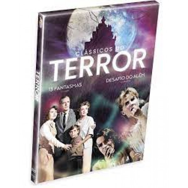 DVD Clássicos Do Terror - 13 Fantasmas/Desafio Do Além (Digipack - DUPLO)