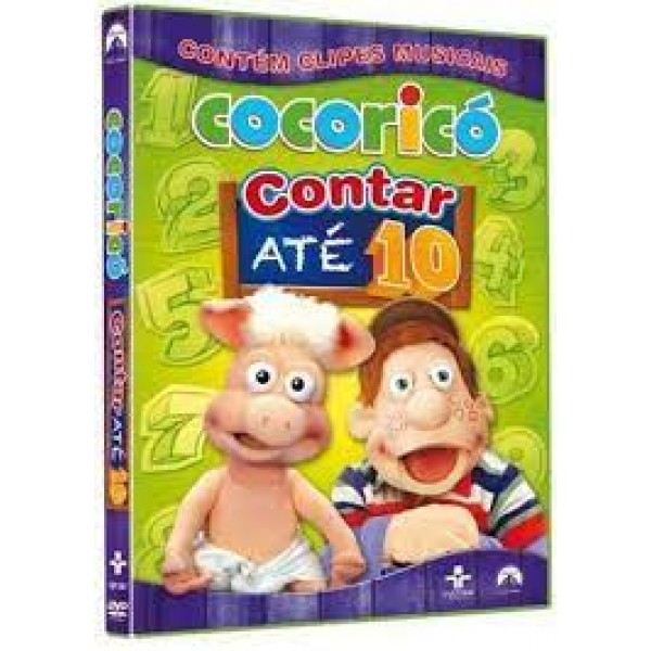 DVD Cocoricó - Contar Até 10 (Contém Clipes Musicais)