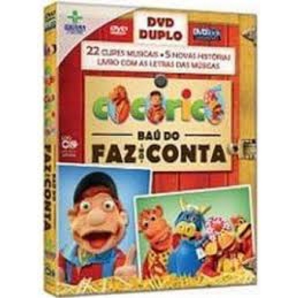 DVD Cocoricó - Baú Do Faz De Conta (DUPLO) (DVD BOOK)
