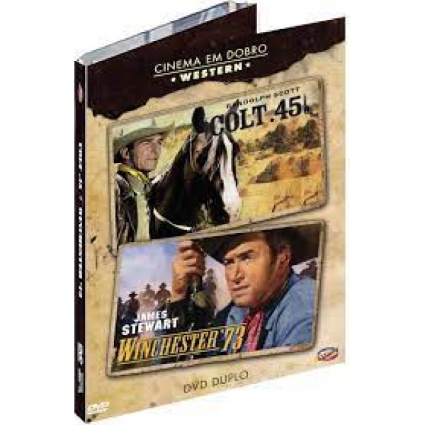 DVD Colt. 45 / Winchester '73 - Cinema Em Dobro Western (DUPLO - Digipack)