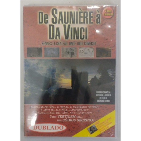 DVD De Sauniére À Da Vinci (DOCUMENTÁRIO)