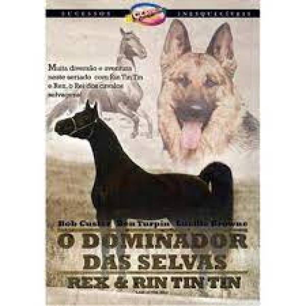 DVD O Dominador Das Selvas: Rex & Rin Tin Tin