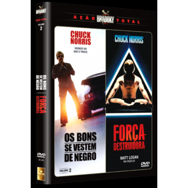DVD Bradoky Ação Total Vol. 2 - Os Bons Se Vestem De Negro/Força Destruidora (DUPLO)