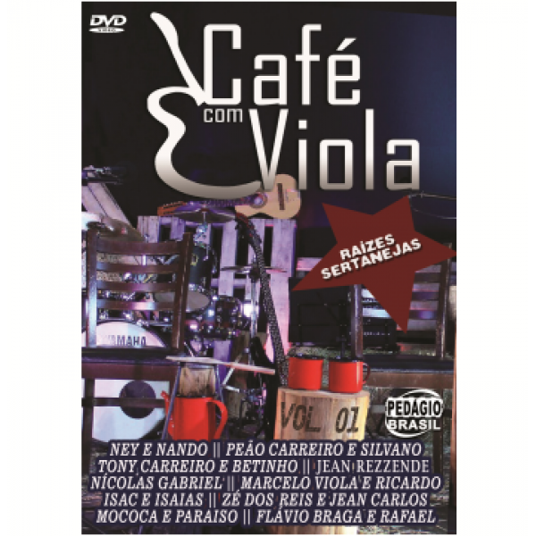 DVD Café Com Viola - Raízes Sertanejas