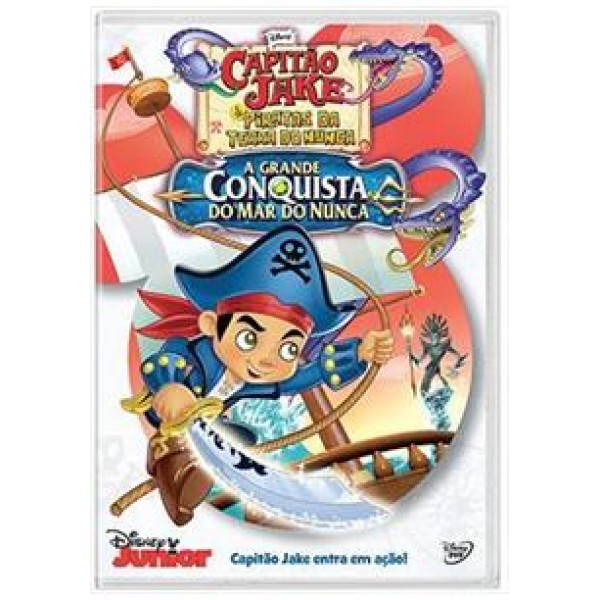 DVD Capitão Jake - A Grande Conquista Do Mar Do Nunca