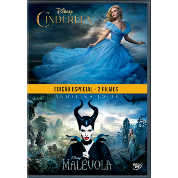 DVD Cinderela + Malévola (Edição Especial - DUPLO)