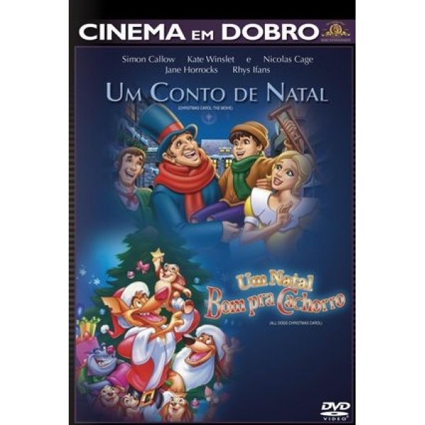 DVD Cinema Em Dobro: Um Conto De Natal + Um Natal Bom Pra Cachorro (DVD Dupla Face)
