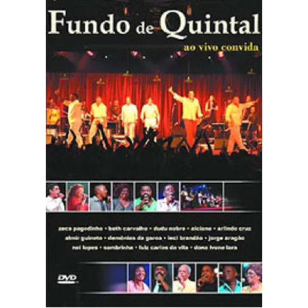 DVD Grupo Fundo De Quintal - Ao Vivo Convida
