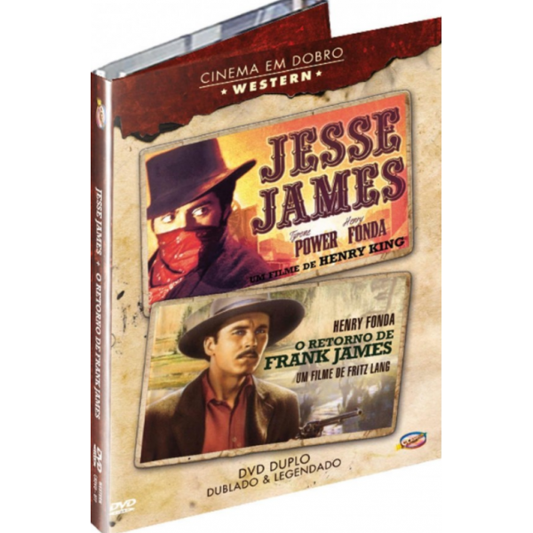 DVD Jesse James/O Retorno De Frank James - Cinema Em Dobro Western (DUPLO - Digipack)