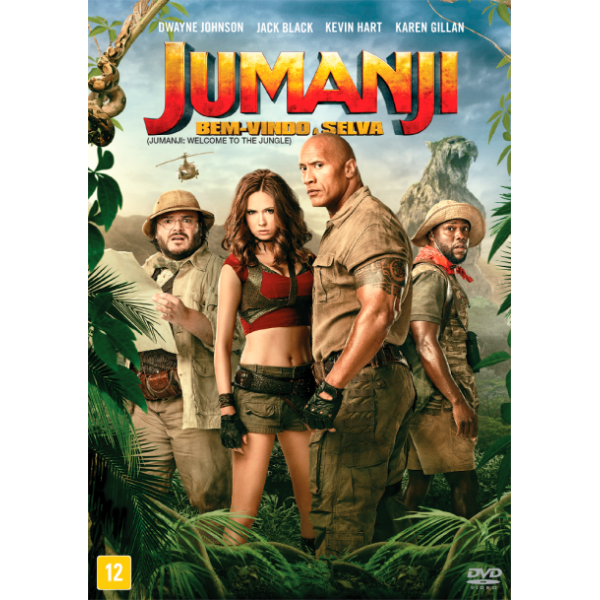 DVD Jumanji - Bem-Vindo A Selva