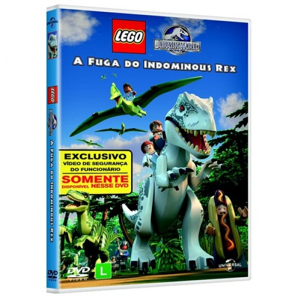 DVD Lego Jurassic World - A Fuga Do Indominous Rex