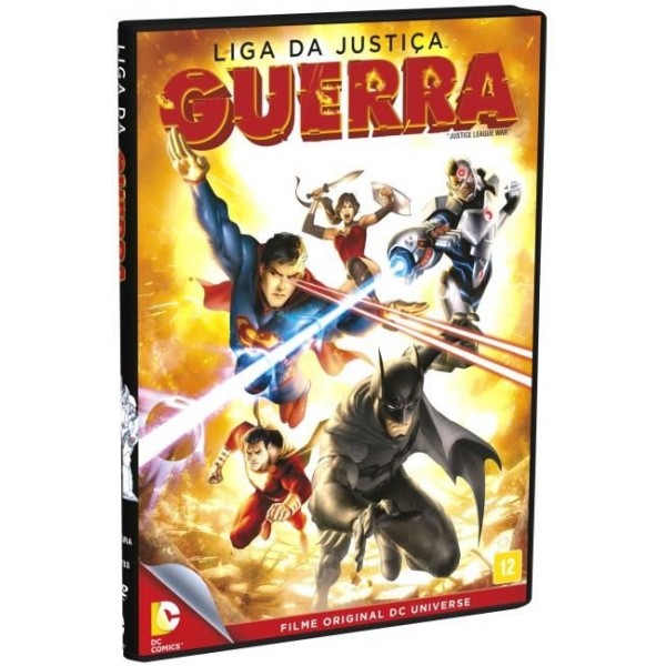 DVD Liga Da Justiça: Guerra - Filme Animado Original