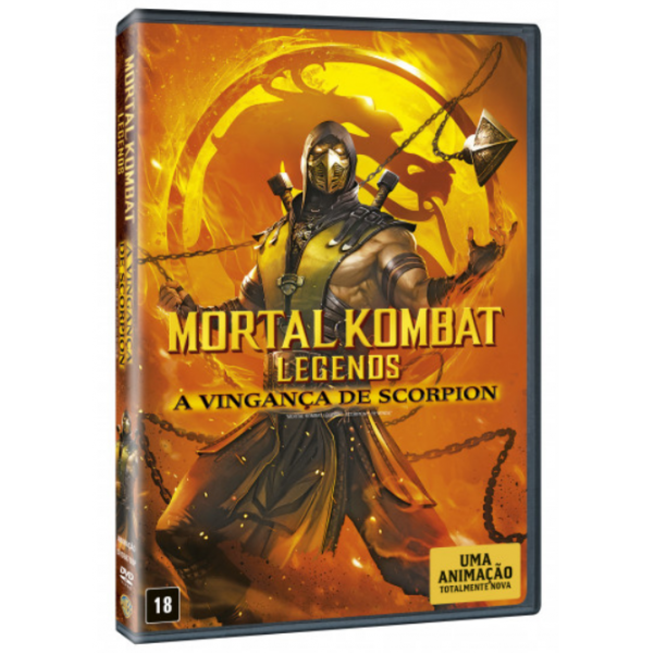 DVD Mortal Kombat Legends - A Vingança De Scorpions