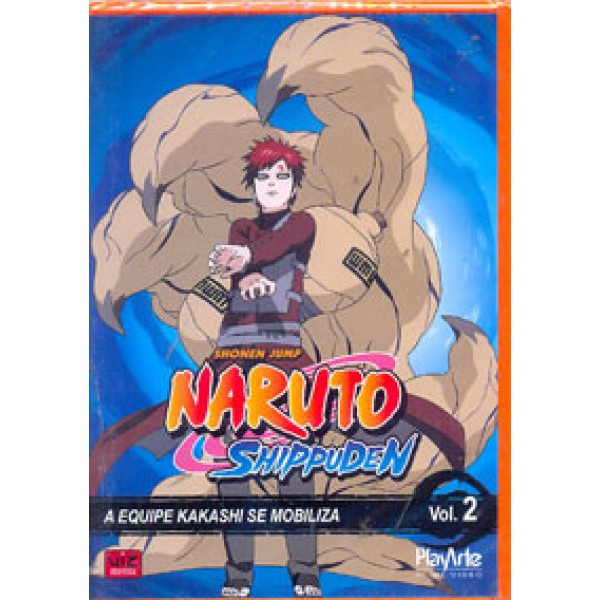 DVD Naruto Shippuden - A Equipe Kakashi Se Mobiliza Vol. 2
