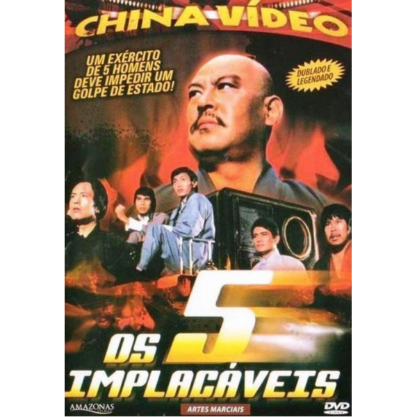 DVD Os 5 Implacáveis