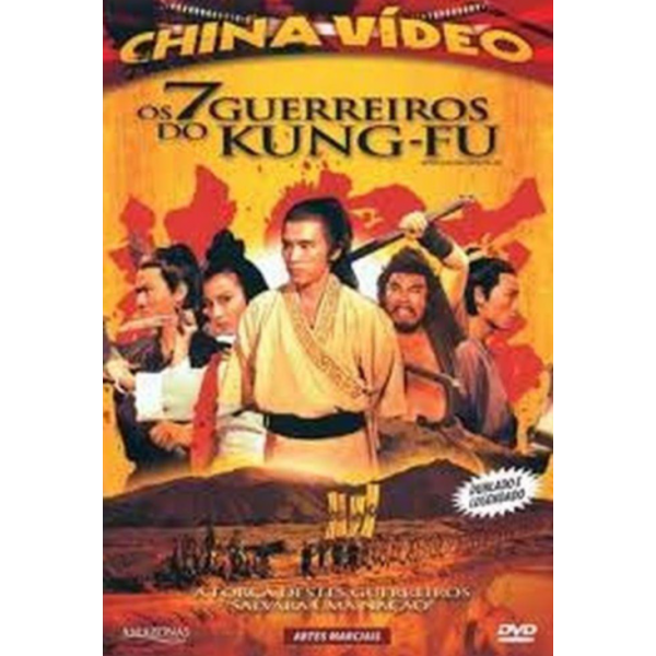 DVD Os 7 Guerreiros Do Kung-Fu