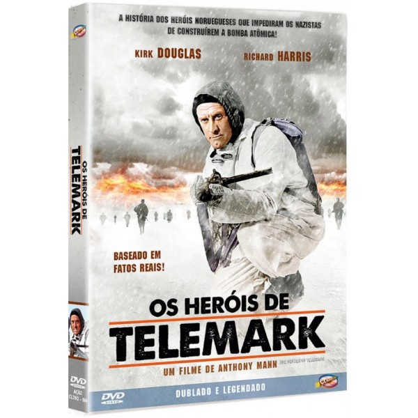 DVD Os Heróis De Telemark