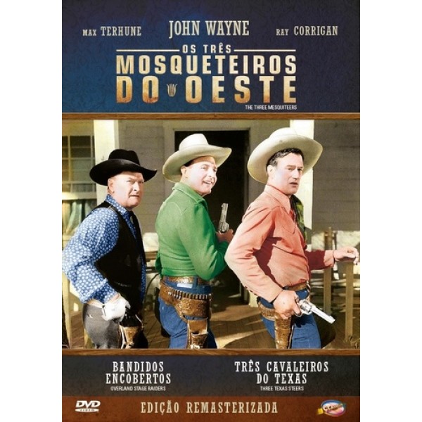 DVD Os Três Mosqueteiros Do Oeste