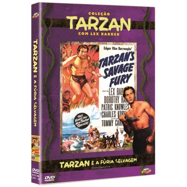 DVD Tarzan E A Fúria Selvagem