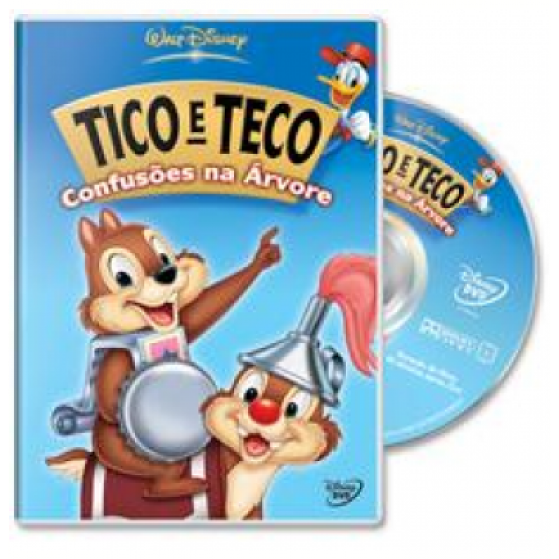 DVD Tico e Teco Confusões na Árvore - Achados e Descobertas