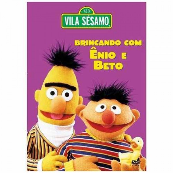 DVD Vila Sésamo - Brincando Com Ênio E Beto