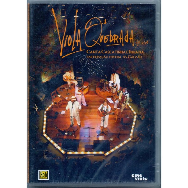 DVD Viola Quebrada - Canta Cascatinha E Inhana Ao Vivo