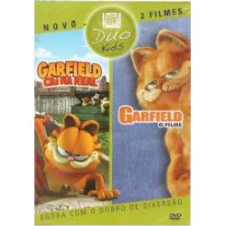 DVD Garfield Cai Na Real / Garfield O Filme - Duo Kids (Slim)