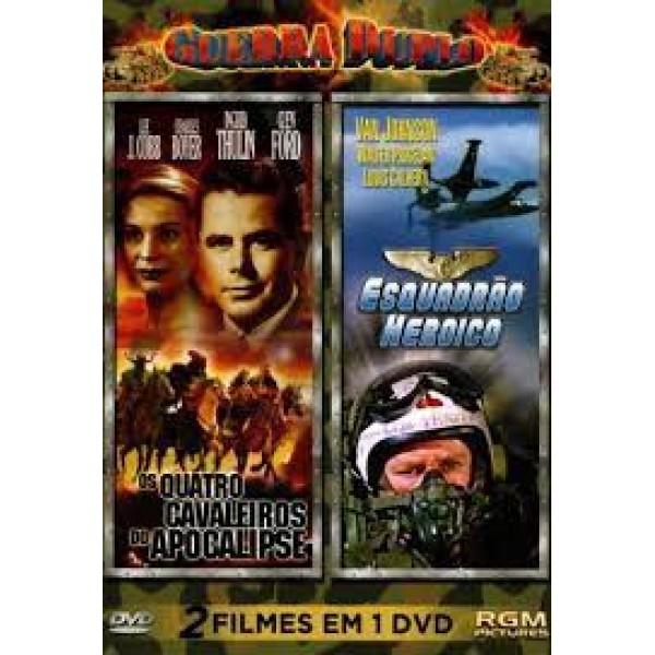DVD Guerra Duplo - Os Quatro Cavaleiros Do Apocalipse/Esquadrão Heróico (1 DVD)