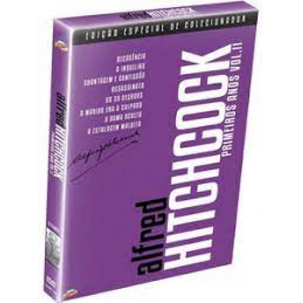 Box Alfred Hitchcock - Primeiros Anos II (Digipack - 4 DVD's Com 8 Filmes)