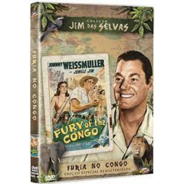 DVD Jim Das Selvas - Fúria No Congo