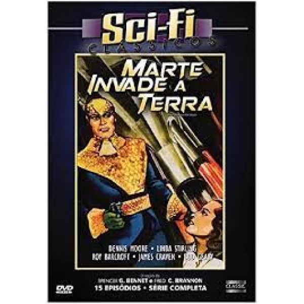DVD Marte Invade A Terra (15 episódios - Série Completa)
