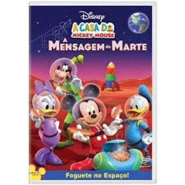 DVD A Casa do Mickey Mouse - A Mensagem De Marte