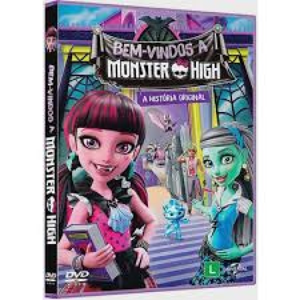 DVD Monster High - Bem-Vindos A Monster High: A História Original