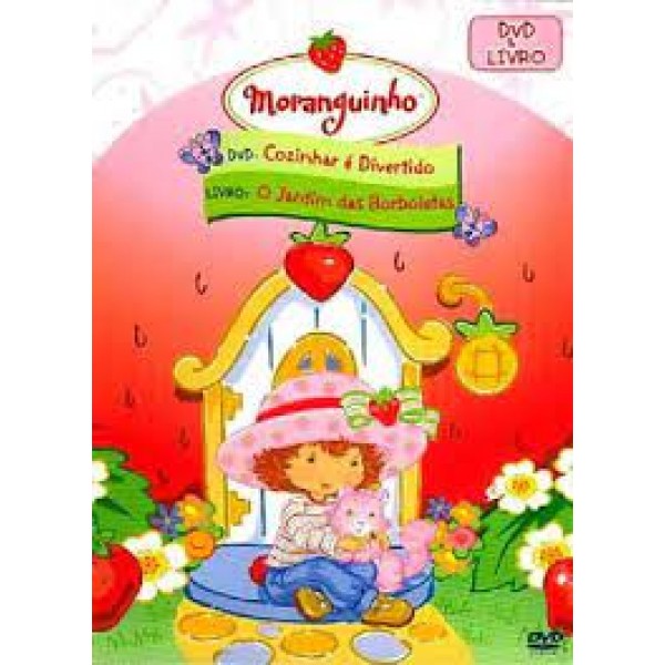 DVD Moranguinho - Cozinhar É Divertido (Com Livro: O Jardim Das Borboletas)