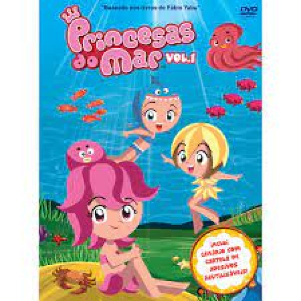 DVD Princesas Do Mar - Vol.1: Inclui Cartela De Adesivos (Digipack)